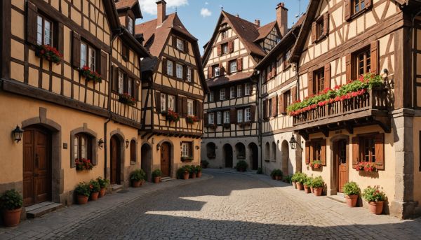 Le charme intemporel des maisons à colombages d Alsace