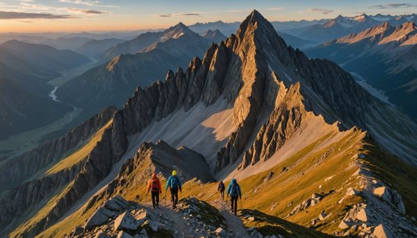 Randonnées sur les crêtes et séjours sportifs toniques
